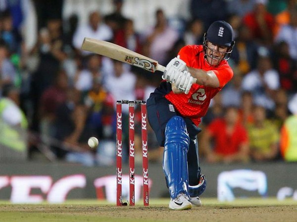 England skipper Eoin Morgan in action against South Africa in first T20I