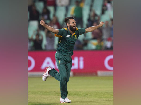 South Africa's leg-spinner Imraan Tahir