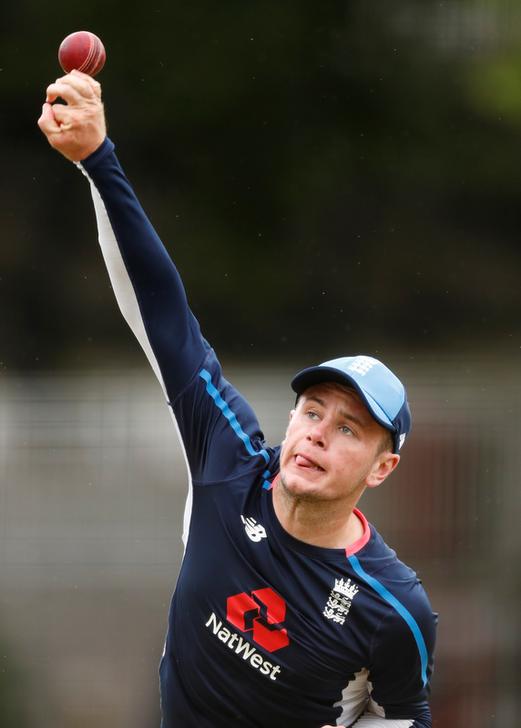 England leg-spinner Mason Crane