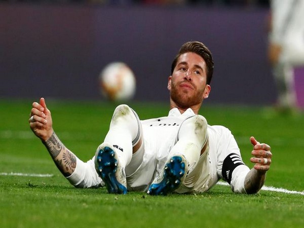 Real Madrid's captain Sergio Ramos