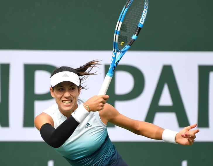 Spain's tennis player Garbine Muguruza