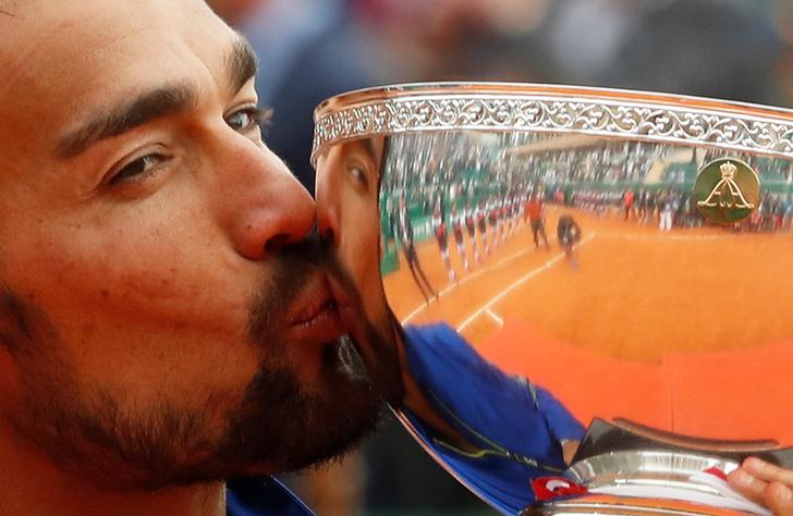 Italian tennis player Fabio Fognini