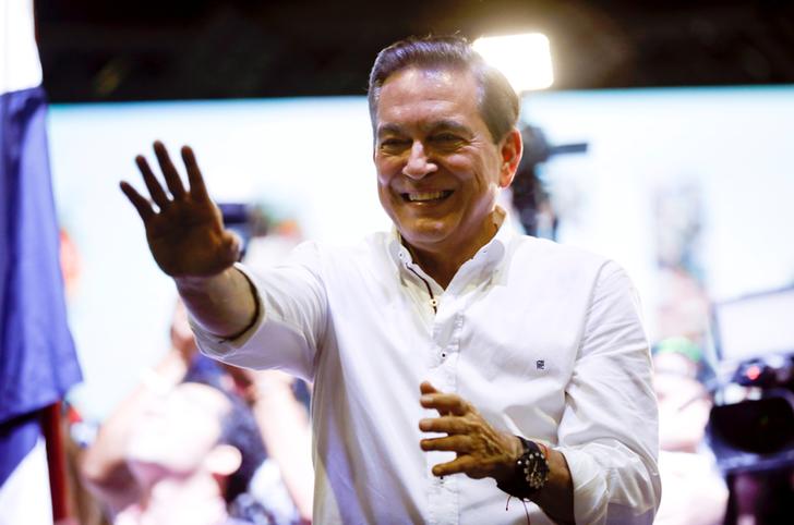 Laurentino Cortizo after Panama's electoral tribunal declared him as the winner of Sunday's election (Photo: Reuters)