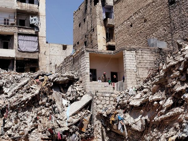 Damaged residential buildings in Idlib province in northwestern Syria. (File photo)