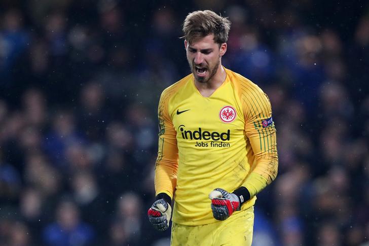Eintracht Frankfurt goalkeeper Kevin Trapp 