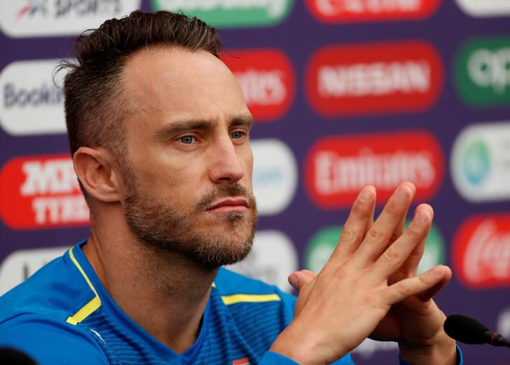 South Africa skipper Faf du Plessis