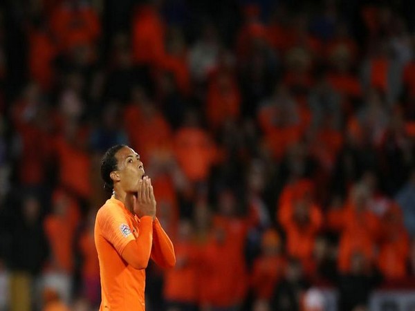 Netherlands player Virgil van Dijk 
