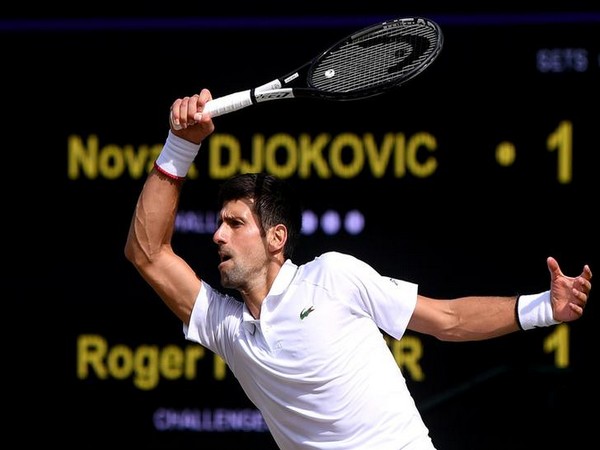 Serbian tennis player Novak Djokovic 