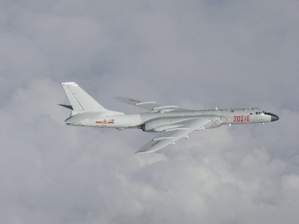 A Chinese H-6 bomber flies over East China Sea  (File Photo)