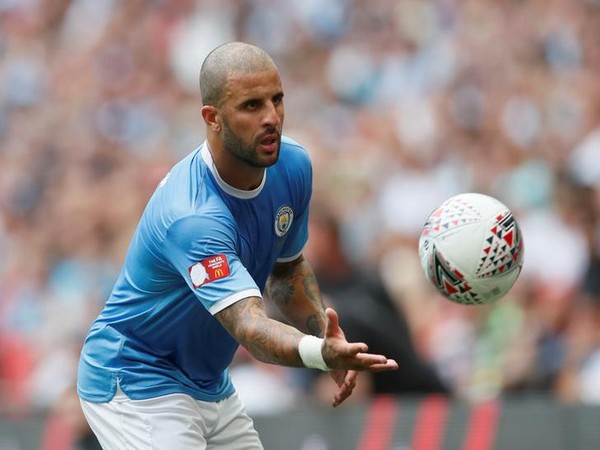 Manchester City's Kyle Walker in action against Liverpool 