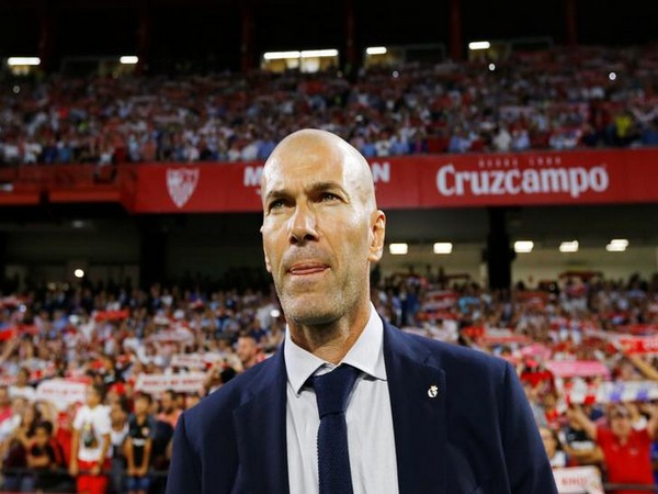 Real Madrid manager Zinedine Zidane 