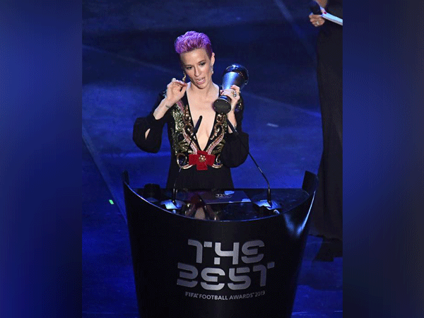 USA's soccer player Megan Rapinoe 