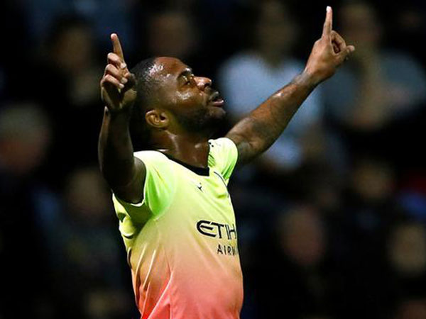 Manchester City's Raheem Sterling 