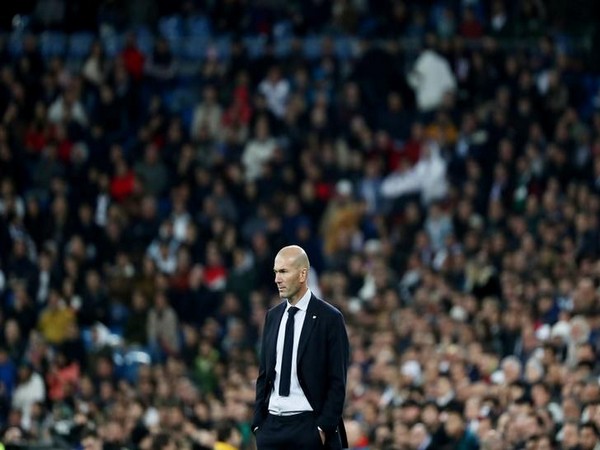 Real Madrid manager Zinedine Zidane