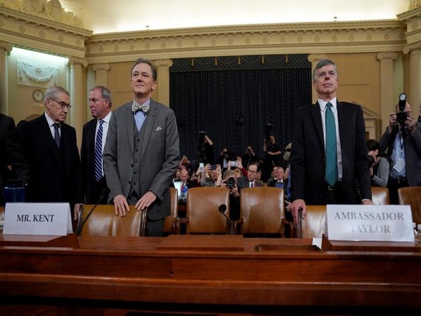 George Kent, left, Deputy Assistant Secretary of State for European and Eurasian Affairs and William Taylor