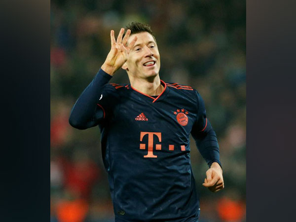 Bayern Munich's Robert Lewandowski