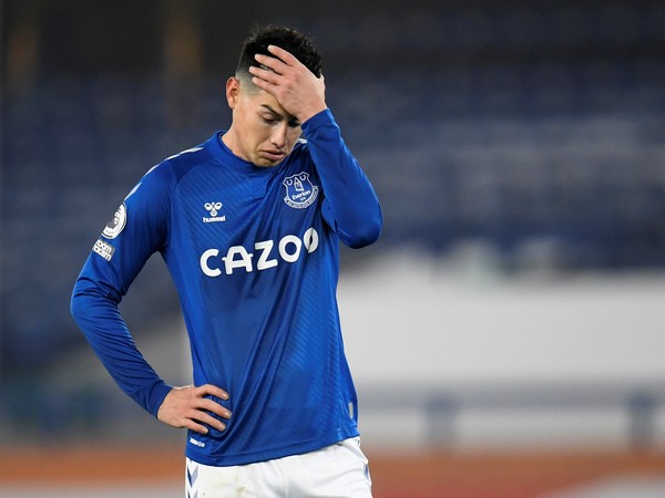 Everton midfielder James Rodriguez