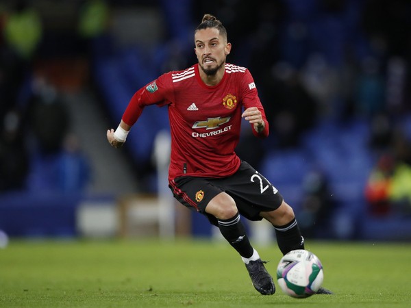 Manchester United left-back Alex Telles (File photo) 