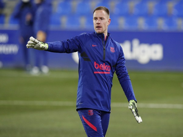 Barcelona goalkeeper Marc-Andre ter Stegen