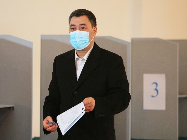 Kyrgyzstan presidential frontrunner Sadyr Japarov (Credit: Reuters Pictures)