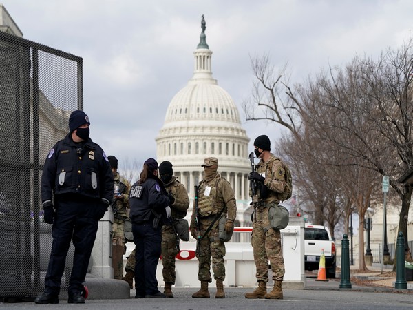 Tight security in the US capital has turned the area into a military zone. (Photo credit: Reuters)