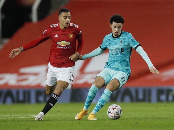 Liverpool midfielder Curtis Jones