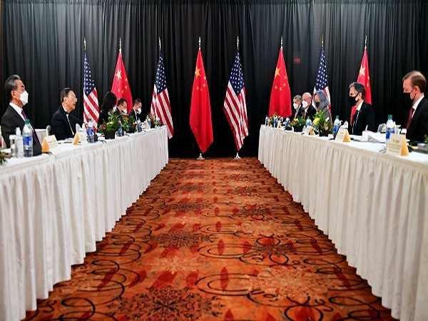 US-China high level meeting in Alaska (Credit: Reuters PIctures)