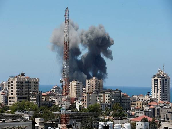 Scenes from Israeli airstrikes on Gaza (Credit: Reuters Pictures)