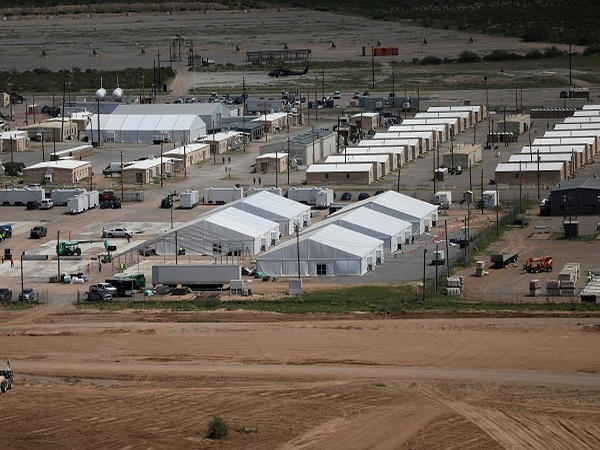 Afghan refugee camp in New Mexico, US (Photo Credit: Reuters)