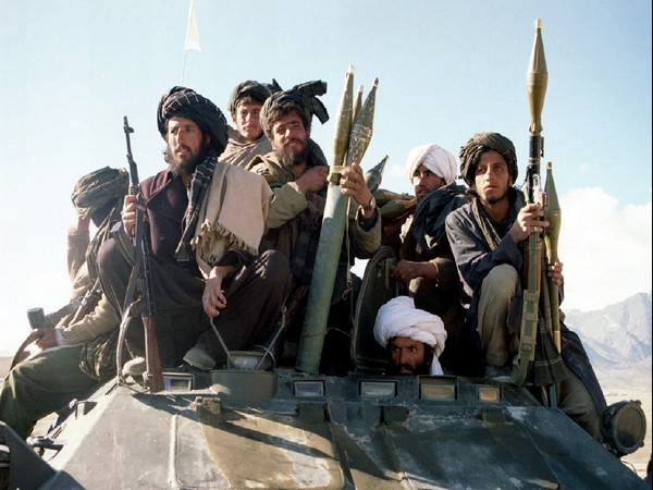 Armed members of Taliban Islamic students [Image Credits: Reuters Pictures]