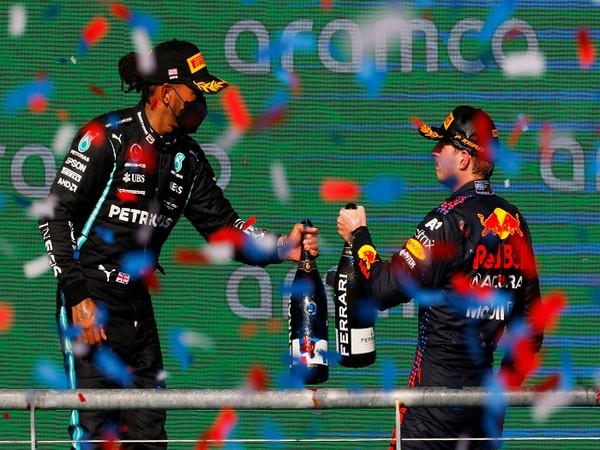 Red Bull's Max Verstappen and Mercedes' Lewis Hamilton