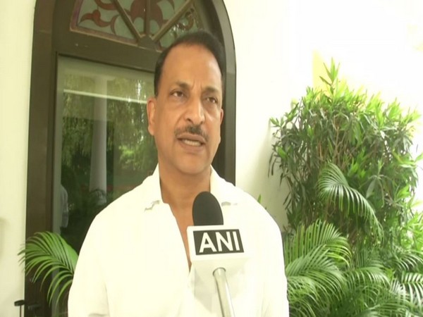 BJP MP Rajiv Pratap Rudy talking to ANI in New Delhi on Monday. Photo/ANI