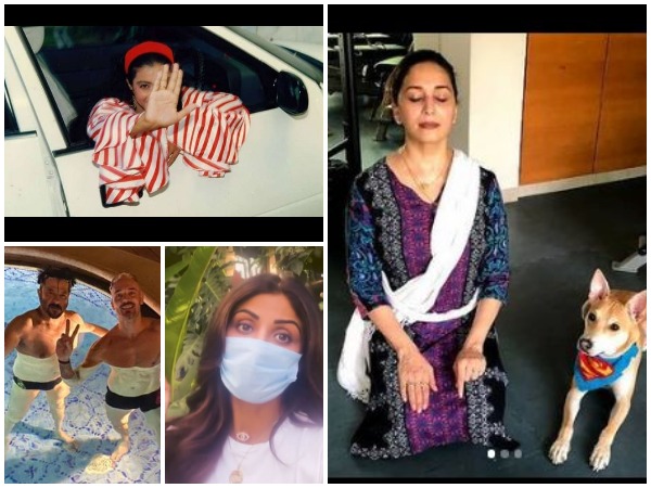 Pictures shared by actors on World Health Day (Image courtesy: Instagram and Twitter))
