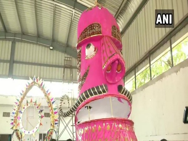 According to Chand Babu, the making of the effigy starts soon after Janmashtmi. Photo/ANI