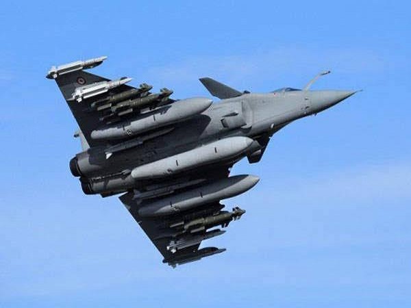 File pic of a Rafale combat aircraft fitted with a HAMMER missile.