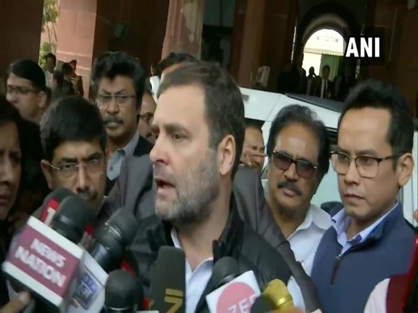 Rahul Gandhi speaking to ANI in New Delhi on Friday. Photo/ANI