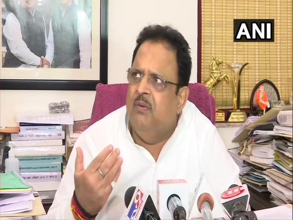 Raghu Sharma, Rajasthan Health Minister speaking to reporters in Jaipur. Photo/ANI