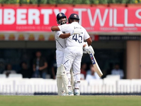 India batsman Ajinkya Rahane with Rohit Sharma (Photo/ BCCI Twitter) 