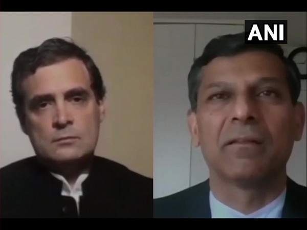 Visual from Rahul Gandhi's interaction with Raghuram Rajan