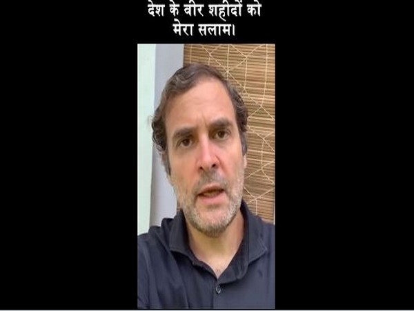 Screengrab from the video message shared by Congress leader Rahul Gandhi on Wednesday.