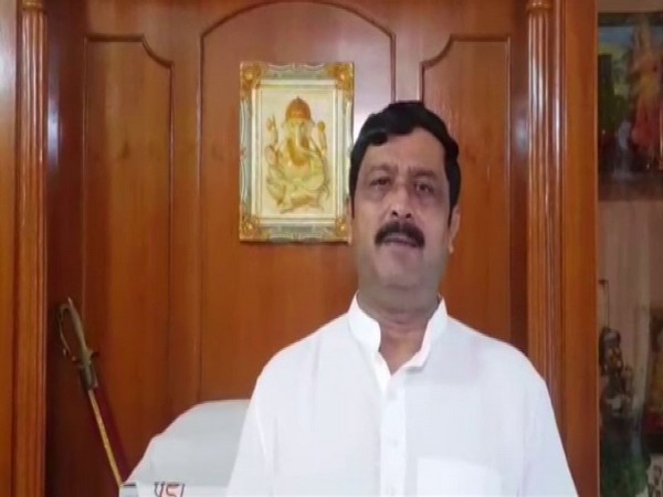 West Bengal BJP leader Rahul Sinha speaking to reporters.  