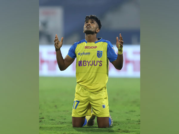 Kerala Blasters midfielder Rahul KP (Photo/ ISL)