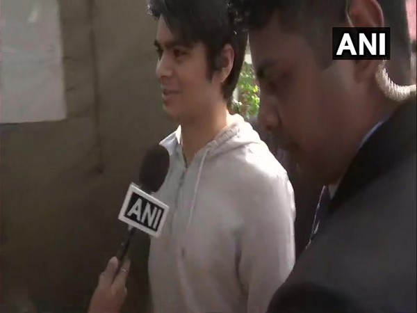Congress general secretary Priyanka Gandhi Vadra's son Raihan Rajiv Vadra speaking to ANI in New Delhi on Saturday.