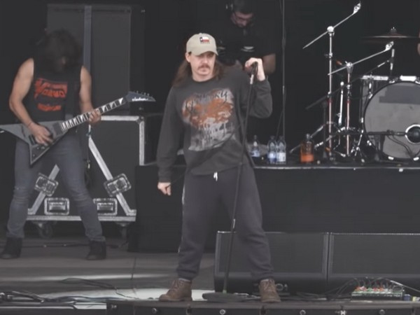 A still from the band's concert (Image source: YouTube) 