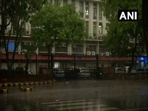 A visual from near Shastri Bhawan in New Delhi [ Photo/ANI ]