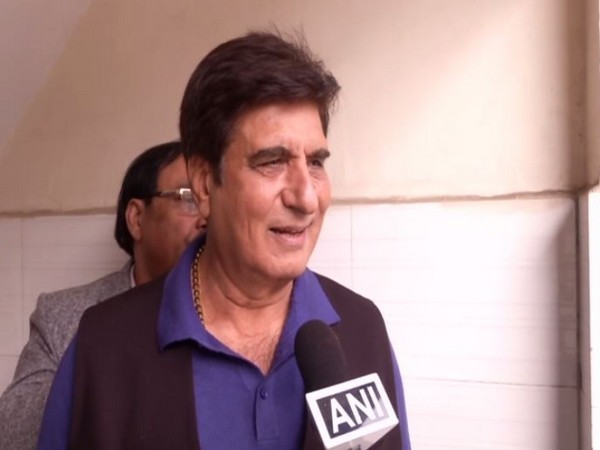 Congress leader Raj Babbar speaking to ANI in New Delhi on Tuesday. Photo/ANI