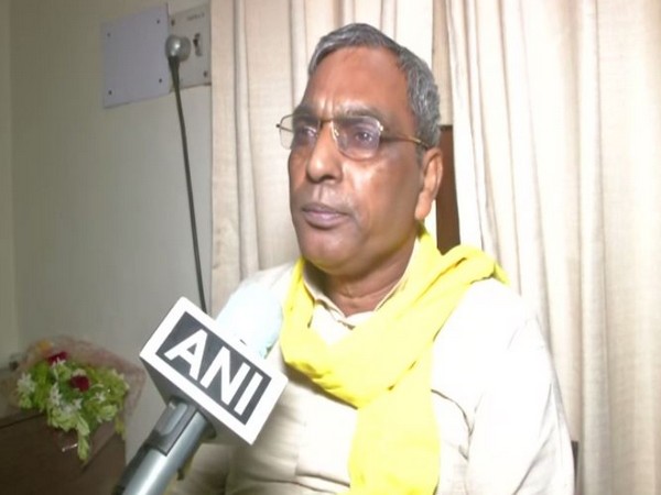 Suheldev Bharatiya Samaj Party chief Om Prakash Rajbhar talking to ANI on Friday. [Photo/ANI]