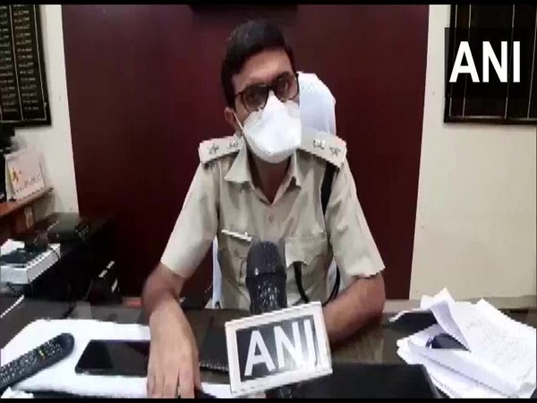 Superintendent of Police (SP) Rajesh Singh Chandel speaking to ANI. 