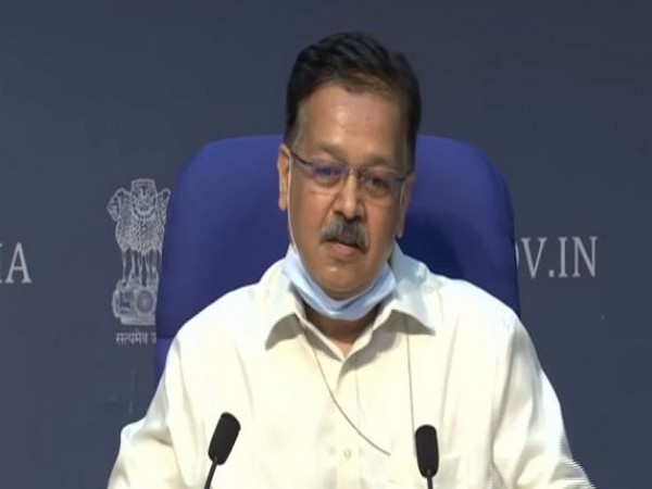 Rajesh Bhushan, Secretary, Health Ministry speaking during press conference in New Delhi on Tuesday. Photo/ANI