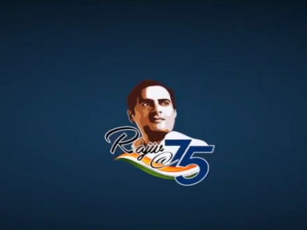 Congress party are celebrating Rajiv Gandhi's 75th anniversary this week. Photo/ANI